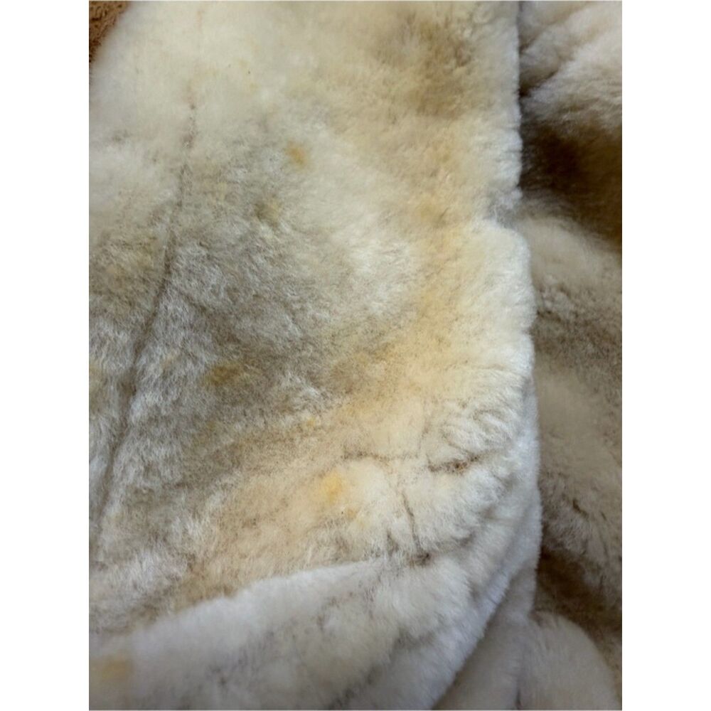 L.L.Bean Vintage Shearling Sheepskin Coat USA Made Men's XL - Picture 14 of 14